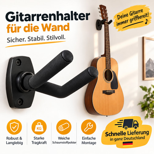 Gitarrenhalter wandhalterung - gitarrenhalter,