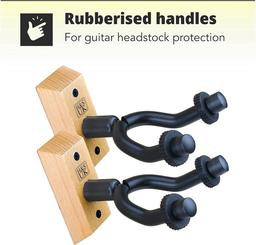 Gitarren wandhalter 2er - h&s,